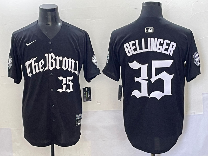 Men's New York Yankees Cody Bellinger #35 Black Alternate Limited Jersey